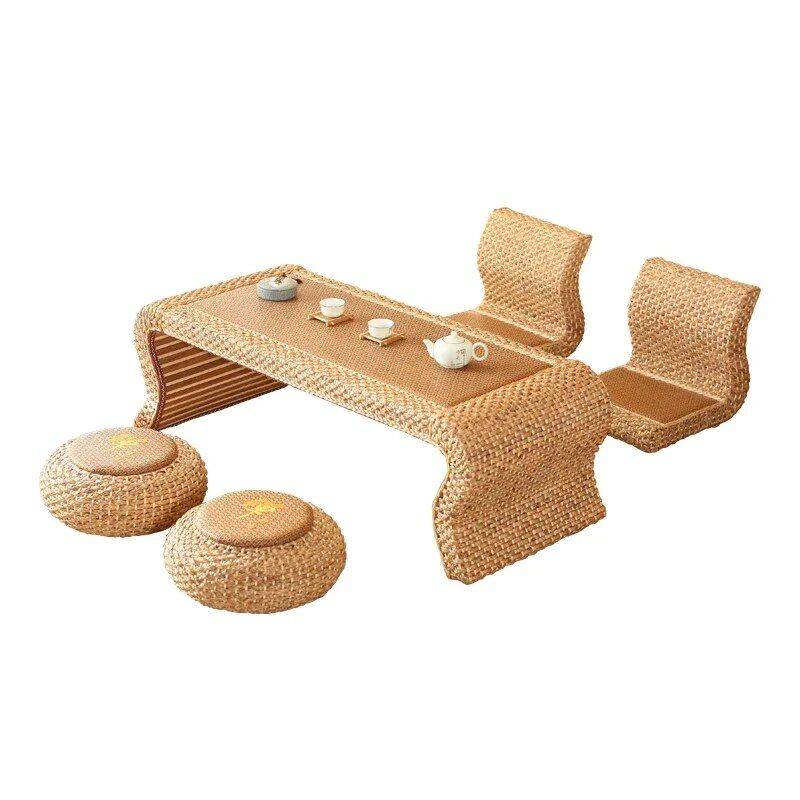 Modern Minimalist Rattan Coffee Table – Luxury Nordic Design for Elegant Living Spaces Furniture Side Tables & Coffee Tables Type : Set Modern Minimalist Rattan Coffee Table - Luxury Nordic Design for Elegant Living Spaces Furniture Side Tables & Coffee Tables Type : Set