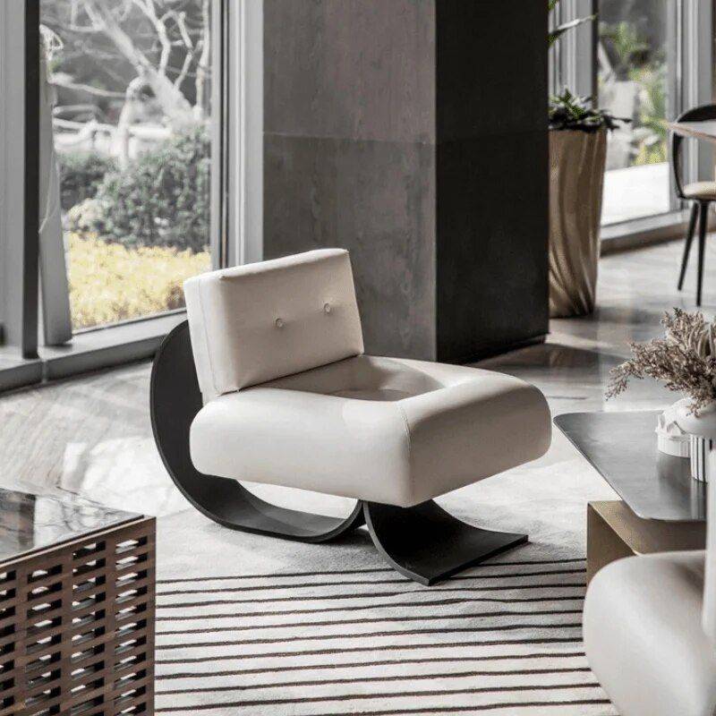 Modern Minimalist Recliner Chair – Comfortable, Stylish Lounge & Reading Chair for Living Room Furniture Sofas & Chairs Color : Black|White|Footrest Modern Minimalist Recliner Chair – Comfortable, Stylish Lounge & Reading Chair for Living Room Furniture Sofas & Chairs Color : Black|White|Footrest