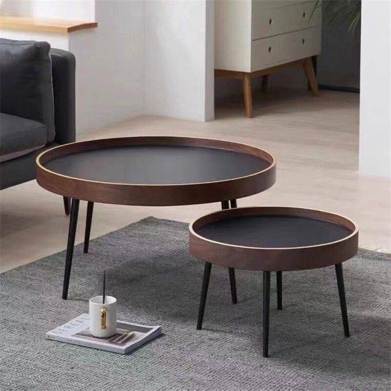 Modern Minimalist Round Coffee Table Furniture Side Tables & Coffee Tables Color : one set Modern Minimalist Round Coffee Table Furniture Side Tables & Coffee Tables Color : one set