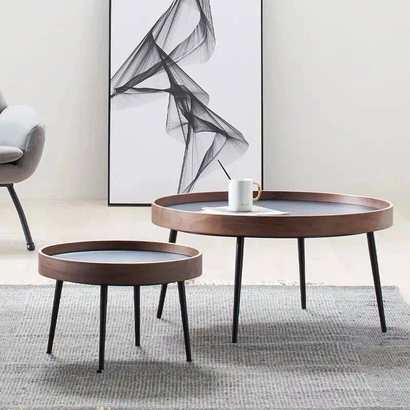 Modern Minimalist Round Coffee Table Furniture Side Tables & Coffee Tables Color : one set Modern Minimalist Round Coffee Table Furniture Side Tables & Coffee Tables Color : one set