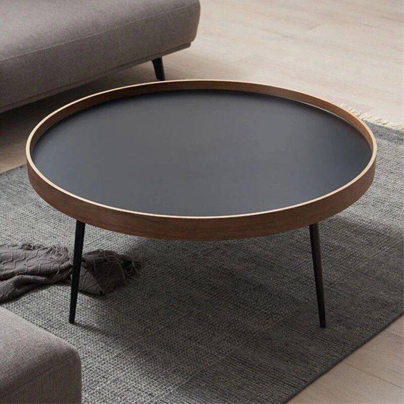 Modern Minimalist Round Coffee Table Furniture Side Tables & Coffee Tables Color : one set Modern Minimalist Round Coffee Table Furniture Side Tables & Coffee Tables Color : one set