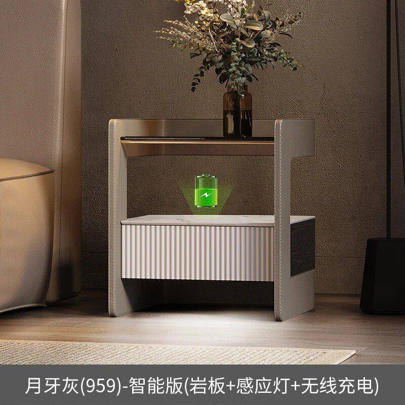 Modern Moroccan Minimalist Nightstand Bedside Tables Furniture Style : Warm Gray|Cold Gray|Blue|Brown|Green Modern Moroccan Minimalist Nightstand Bedside Tables Furniture Style : Warm Gray|Cold Gray|Blue|Brown|Green