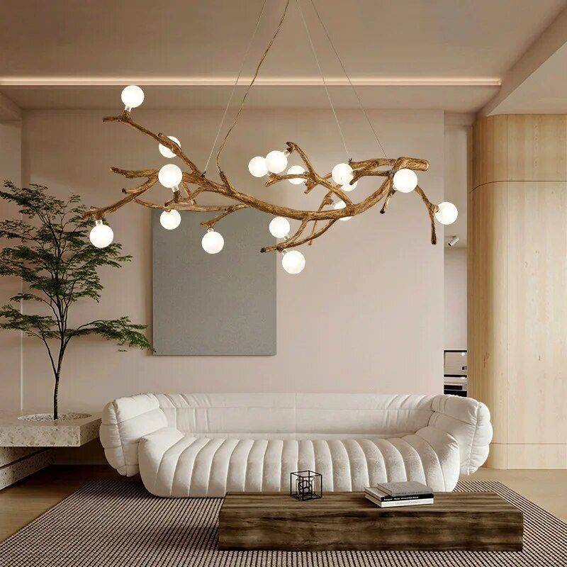 Modern Nordic LED Branch Chandelier – Vintage Tree Art Pendant Lighting Ceiling Lights Lighting Quantity : 12 lights|16 lights|22 lights Modern Nordic LED Branch Chandelier – Vintage Tree Art Pendant Lighting Ceiling Lights Lighting Quantity : 12 lights|16 lights|22 lights