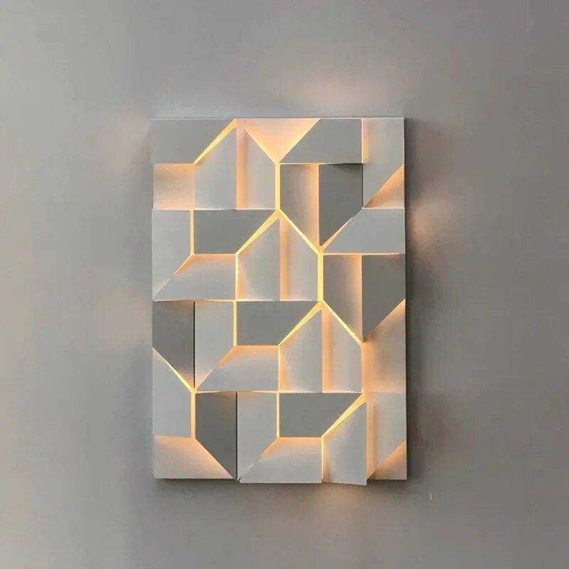 Modern Nordic Minimalist LED Wall Lamp for Artistic Home Ambiance Lighting Wall Lamps Lampshade Color : L76xW 9xH88cm|L75xW 9xH110cm|L90xW 9xH120cm Modern Nordic Minimalist LED Wall Lamp for Artistic Home Ambiance Lighting Wall Lamps Lampshade Color : L76xW 9xH88cm|L75xW 9xH110cm|L90xW 9xH120cm