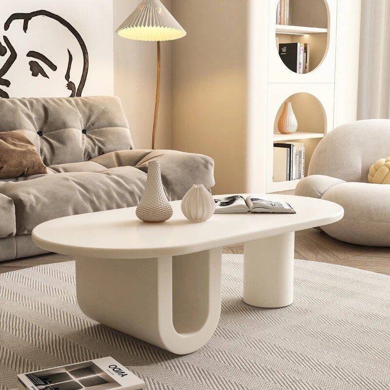 Modern Nordic Pine Wood Oval Coffee Table Furniture Side Tables & Coffee Tables Size : S|M|L Modern Nordic Pine Wood Oval Coffee Table Furniture Side Tables & Coffee Tables Size : S|M|L