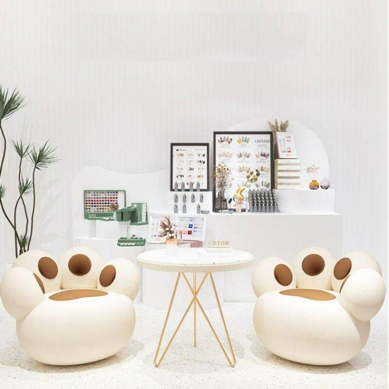 Modern Nordic-Style Lounge Chair - Elegant, Comfortable Living Room Furniture Furniture Sofas & Chairs Color : Grey/Pink|White|Grey/Grey|Pink|Green 