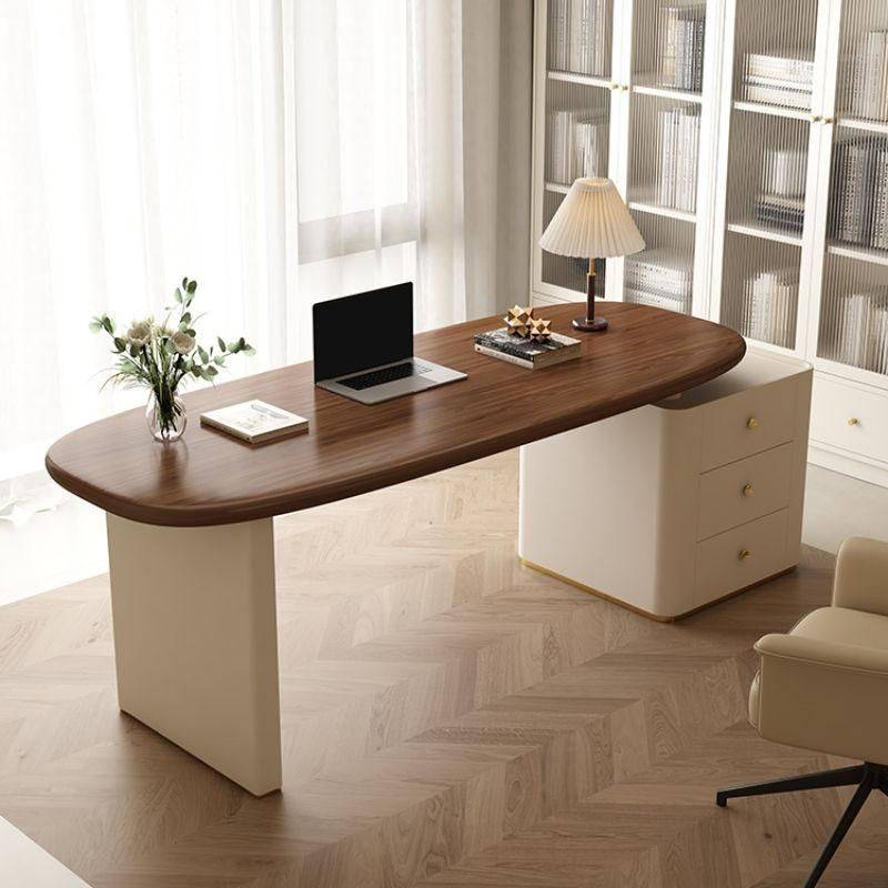 Modern Simplicity French Computer Desk with Storage Furniture Office Furniture Size : 1.4M Modern Simplicity French Computer Desk with Storage Furniture Office Furniture Size : 1.4M