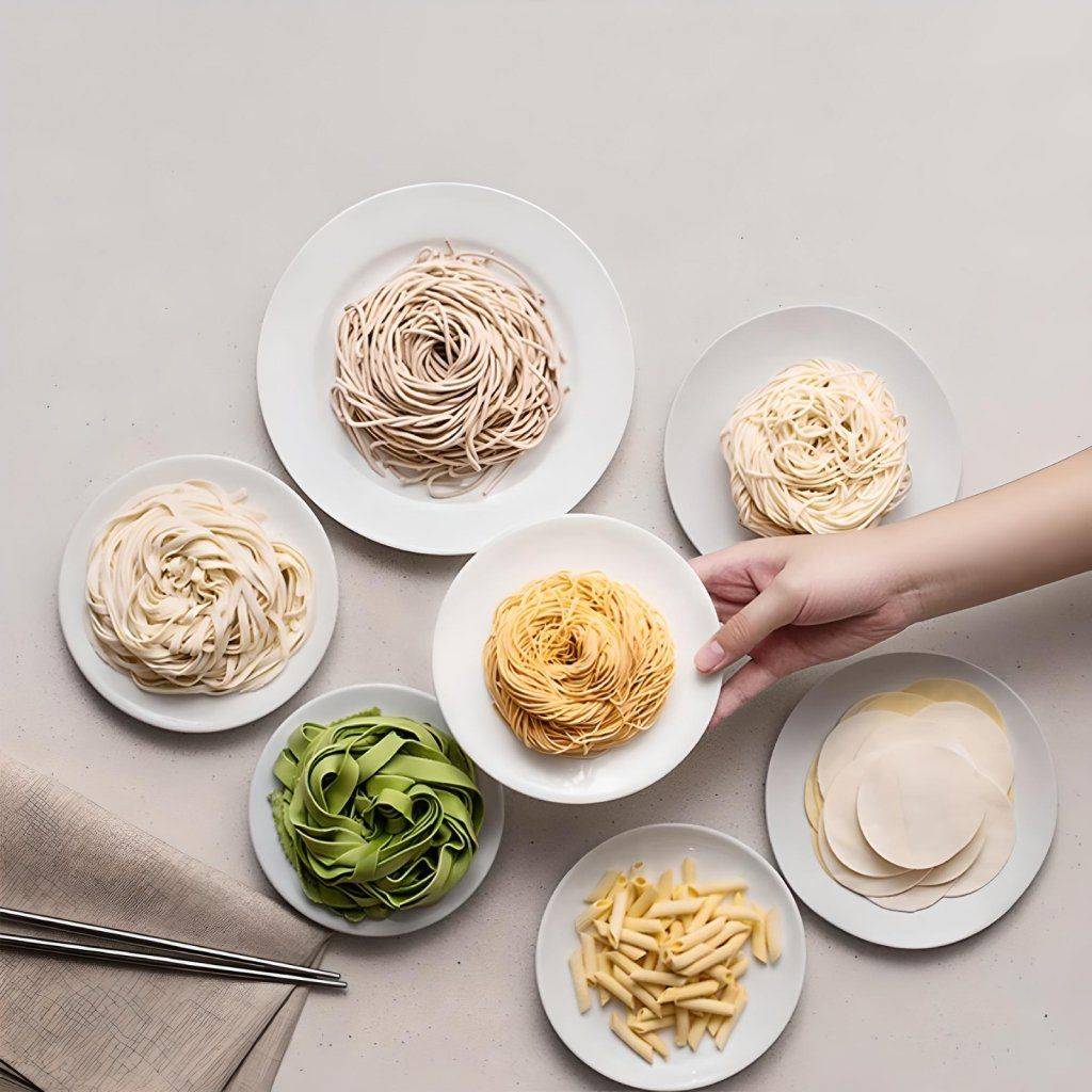 Multi-Purpose Electric Noodle & Pasta Maker with 7 Molds Advanced Technologies Commercial Electronics Multi-Purpose Electric Noodle & Pasta Maker with 7 Molds Advanced Technologies Commercial Electronics