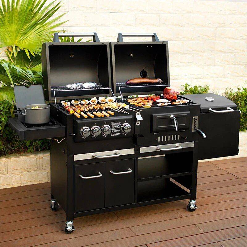 Outdoor Large Gas and Charcoal Grill Grills Kitchen Outdoor Large Gas and Charcoal Grill Grills Kitchen
