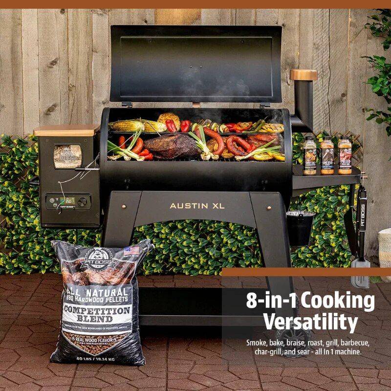Pit Austin XL 1000sq in Wood Fired Pellet Grill and Smoker Grills Kitchen Pit Austin XL 1000sq in Wood Fired Pellet Grill and Smoker Grills Kitchen