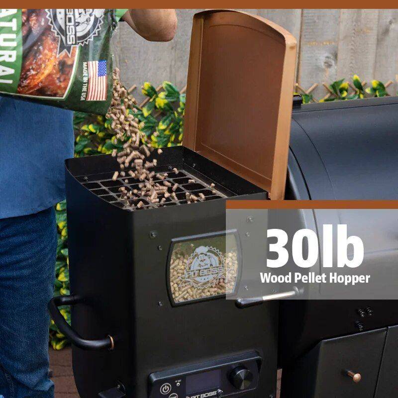 Pit Austin XL 1000sq in Wood Fired Pellet Grill and Smoker Grills Kitchen Pit Austin XL 1000sq in Wood Fired Pellet Grill and Smoker Grills Kitchen