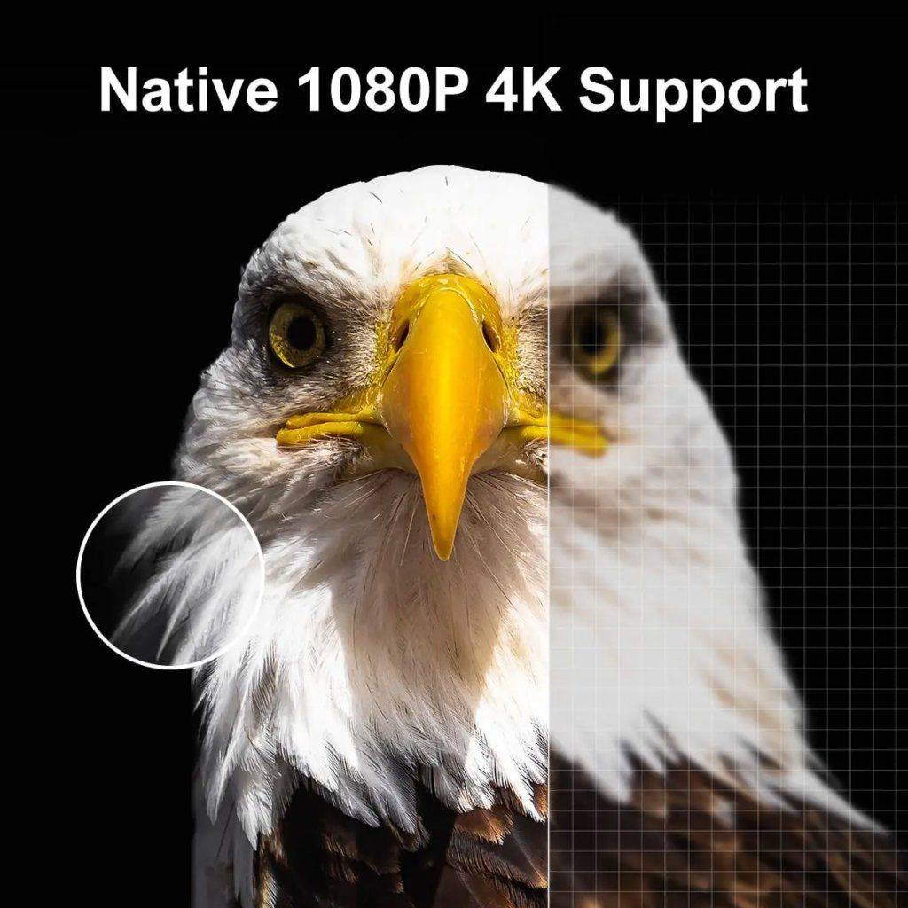 Portable Full HD 1080P Projector with 4K Support and Bluetooth 5.1 Home Electronics Projectors Portable Full HD 1080P Projector with 4K Support and Bluetooth 5.1 Home Electronics Projectors