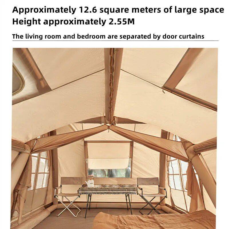 Portable Inflatable Camping Tent Patio, Lawn & Garden Tents & Hardtops Color : Windy sand color Portable Inflatable Camping Tent Patio, Lawn & Garden Tents & Hardtops Color : Windy sand color