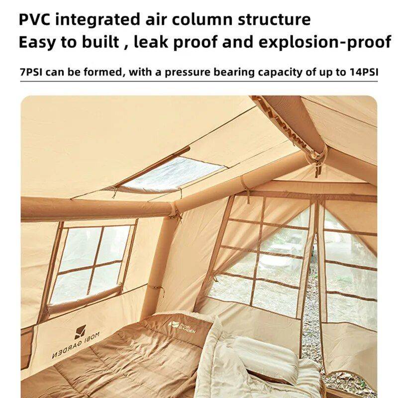 Portable Inflatable Camping Tent Patio, Lawn & Garden Tents & Hardtops Color : Windy sand color Portable Inflatable Camping Tent Patio, Lawn & Garden Tents & Hardtops Color : Windy sand color