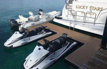 Premium Inflatable E-Shape Yacht Dock Inflatable Boats Patio, Lawn & Garden Premium Inflatable E-Shape Yacht Dock Inflatable Boats Patio, Lawn & Garden