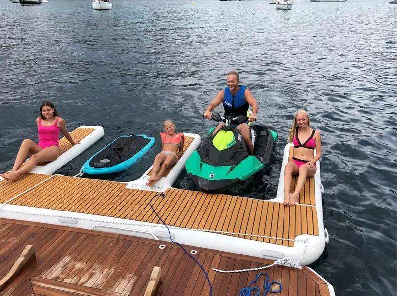 Premium Inflatable E-Shape Yacht Dock Inflatable Boats Patio, Lawn & Garden Premium Inflatable E-Shape Yacht Dock Inflatable Boats Patio, Lawn & Garden