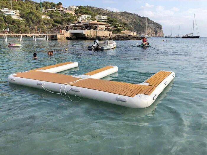 Premium Inflatable E-Shape Yacht Dock Inflatable Boats Patio, Lawn & Garden Premium Inflatable E-Shape Yacht Dock Inflatable Boats Patio, Lawn & Garden