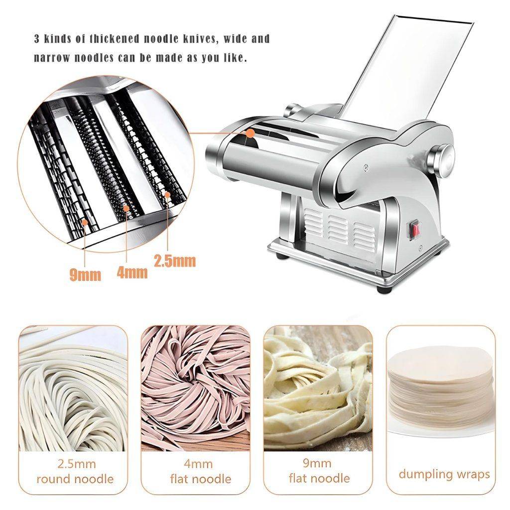 Premium Stainless Steel Pasta Maker Advanced Technologies Commercial Electronics Type : Three-knife Type|Four-knife Type Premium Stainless Steel Pasta Maker Advanced Technologies Commercial Electronics Type : Three-knife Type|Four-knife Type