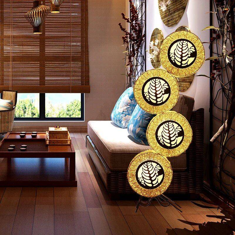 Rattan Artistic Floor Lamp for Ambient Lighting in Living Room, Bedroom, and Dining Areas Floor Lamps Lighting Color : Beige Rattan Artistic Floor Lamp for Ambient Lighting in Living Room, Bedroom, and Dining Areas Floor Lamps Lighting Color : Beige