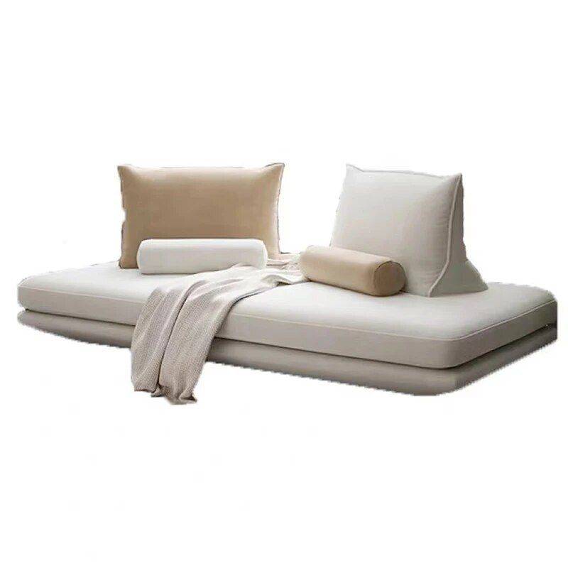 Reclinable Sofa Bed with Wooden Legs Furniture Sofas & Chairs Color : Yellow|White|Gray Reclinable Sofa Bed with Wooden Legs Furniture Sofas & Chairs Color : Yellow|White|Gray