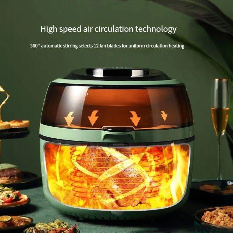 Revolutionary 6.5L High-Capacity Smoke-Free Air Fryer: Healthier Cooking at Your Fingertips Air Fryers Kitchen Revolutionary 6.5L High-Capacity Smoke-Free Air Fryer: Healthier Cooking at Your Fingertips Air Fryers Kitchen
