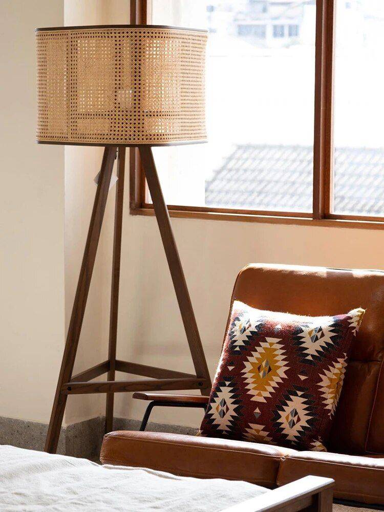 Scandinavian Ash Wood Rattan Floor Lamp: Elegant, Artistic Home Lighting Floor Lamps Lighting Color : Black|Walnut |Dark Green|Cherry Wood Color Scandinavian Ash Wood Rattan Floor Lamp: Elegant, Artistic Home Lighting Floor Lamps Lighting Color : Black|Walnut |Dark Green|Cherry Wood Color