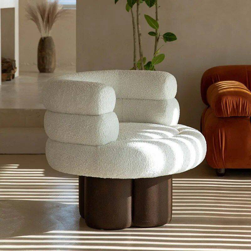 Scandinavian Modern Velvet Single Sofa Chair Furniture Sofas & Chairs Color : Sofa Scandinavian Modern Velvet Single Sofa Chair Furniture Sofas & Chairs Color : Sofa