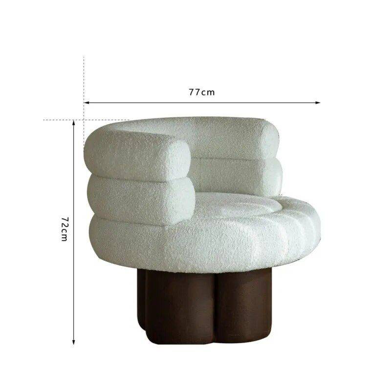 Scandinavian Modern Velvet Single Sofa Chair Furniture Sofas & Chairs Color : Sofa Scandinavian Modern Velvet Single Sofa Chair Furniture Sofas & Chairs Color : Sofa