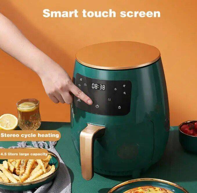 Smart Digital Air Fryer: Oil-Free, Healthy Cooking, with Touch Control & LED Display Air Fryers Kitchen Smart Digital Air Fryer: Oil-Free, Healthy Cooking, with Touch Control & LED Display Air Fryers Kitchen
