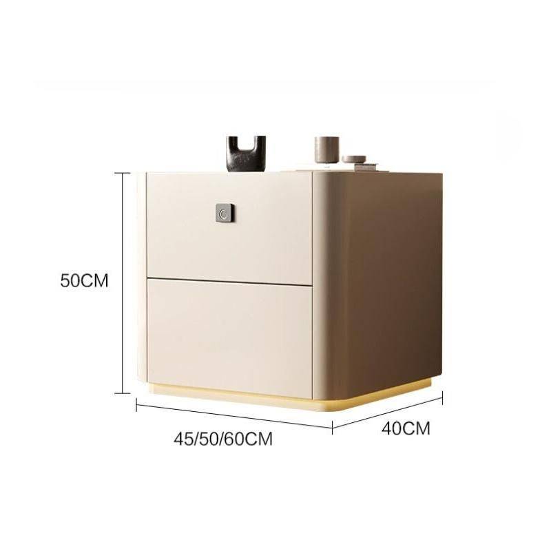 Smart Drawers Nightstands Storage Nordic Modern Bedroom Nightstand Bedside Tables Furniture Color : Beige|White|Gray|Black Smart Drawers Nightstands Storage Nordic Modern Bedroom Nightstand Bedside Tables Furniture Color : Beige|White|Gray|Black