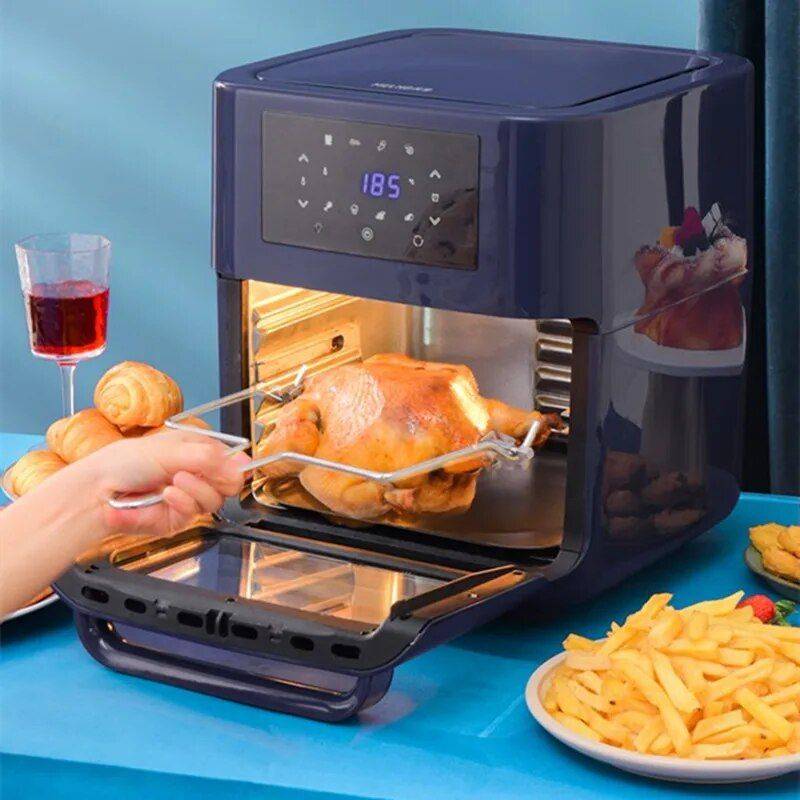 Smart Touch 12L Large Capacity Air Fryer – Oil-Free, Multi-functional, 1500W Air Fryers Kitchen Plug Type : US Smart Touch 12L Large Capacity Air Fryer - Oil-Free, Multi-functional, 1500W Air Fryers Kitchen Plug Type : US