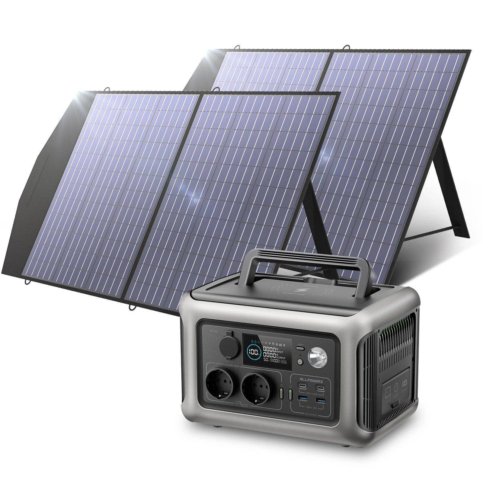 Solar Energy Charger with LiFePo4 Battery 299Wh 600W Portable Power Station Advanced Technologies Generators & Portable Power Type : R600 with 100W|R600 with 2X100W|R600 with 200W|R600 with 140W|R600 with 200W IBC Solar Energy Charger with LiFePo4 Battery 299Wh 600W Portable Power Station Advanced Technologies Generators & Portable Power Type : R600 with 100W|R600 with 2X100W|R600 with 200W|R600 with 140W|R600 with 200W IBC