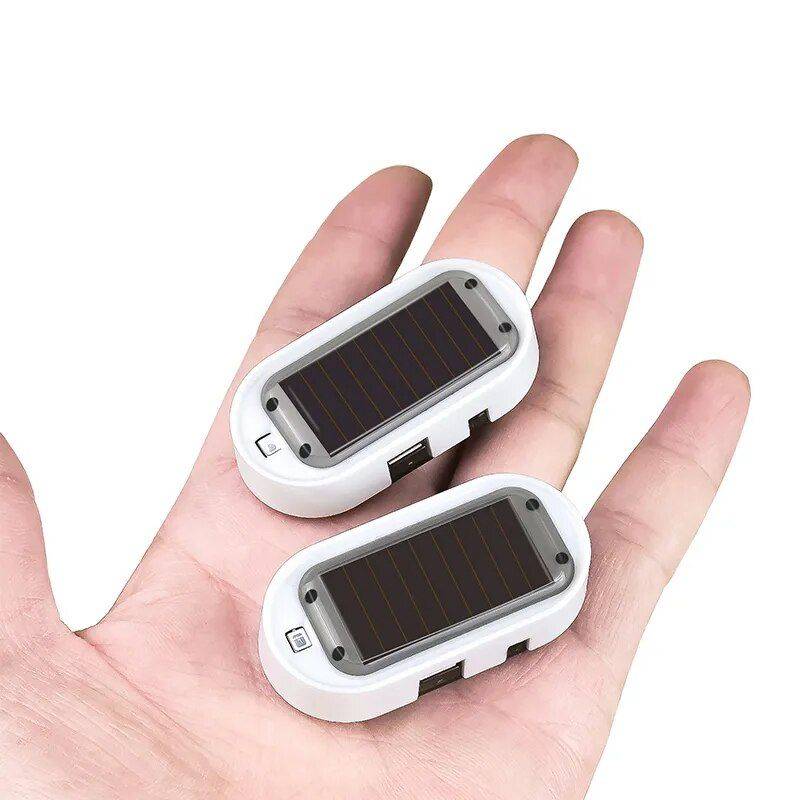 Solar-Powered Car LED Dummy Security Light Car Safety Emitting Color : 1|2|3|4 Solar-Powered Car LED Dummy Security Light Car Safety Emitting Color : 1|2|3|4