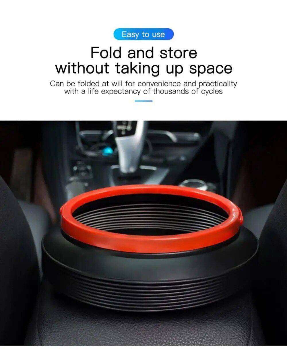 Telescopic Multi-Use Portable Bucket for Car and Outdoors Car Organizers Color : Black Telescopic Multi-Use Portable Bucket for Car and Outdoors Car Organizers Color : Black