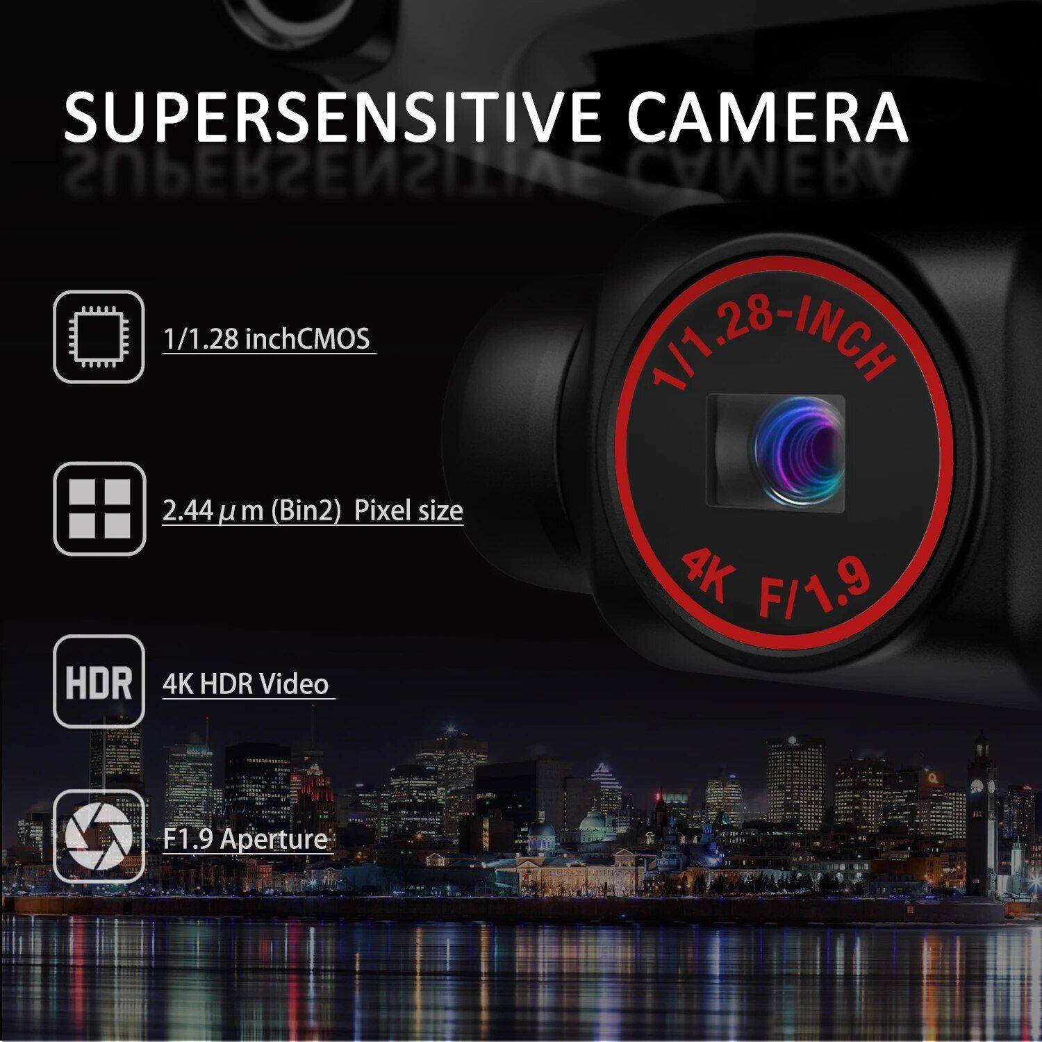 Ultra-Light 4K Camera Drone with Advanced Obstacle Avoidance and 28-Min Flight Advanced Technologies Drones Color : Orange|Gray Ultra-Light 4K Camera Drone with Advanced Obstacle Avoidance and 28-Min Flight Advanced Technologies Drones Color : Orange|Gray