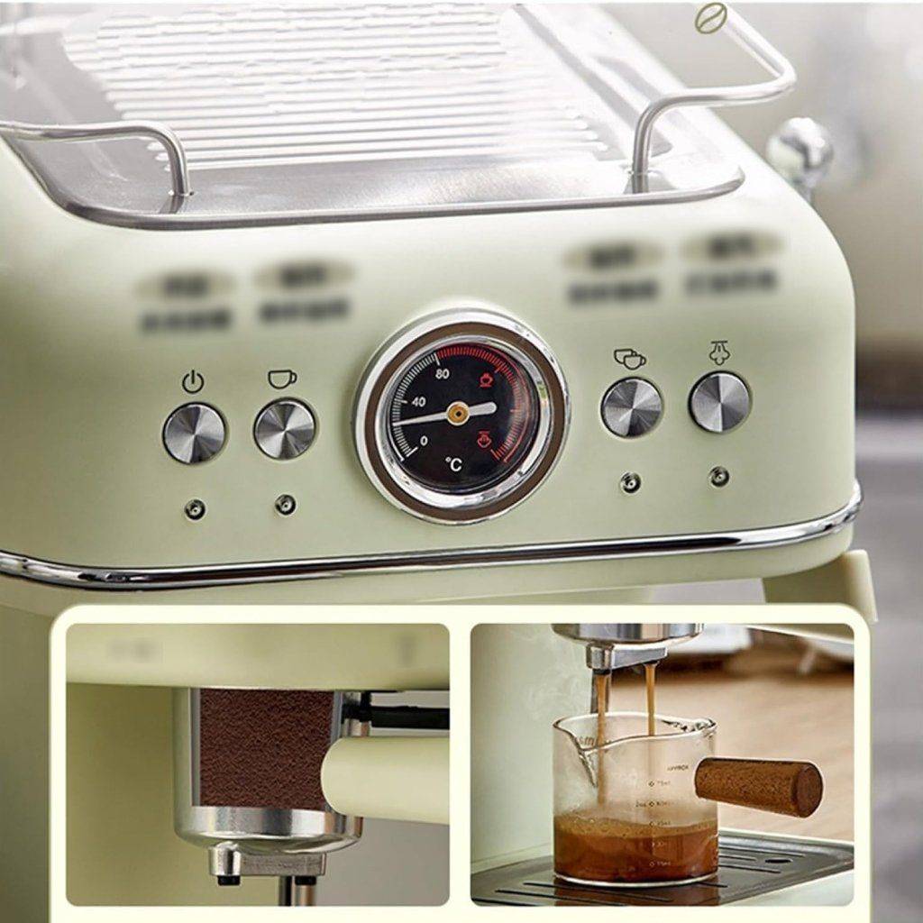 Unique Automatic Espresso & Cappuccino Machine with Milk Frother Coffee Brewing Kitchen Color : Green Unique Automatic Espresso & Cappuccino Machine with Milk Frother Coffee Brewing Kitchen Color : Green