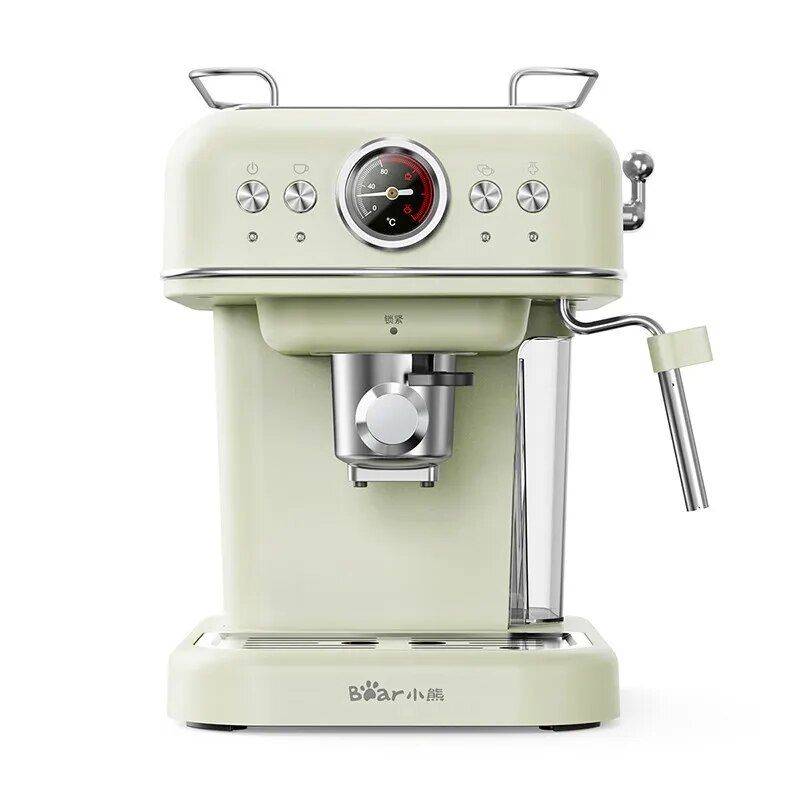 Unique Automatic Espresso & Cappuccino Machine with Milk Frother Coffee Brewing Kitchen Color : Green 