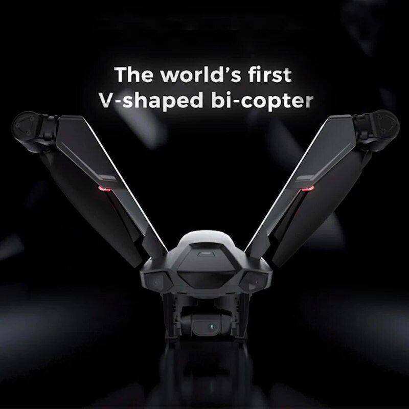 V-Coptr Falcon V-Shaped Bi-Copter with 4K Camera and 3-Axis Gimbal Advanced Technologies Drones Color : Black V-Coptr Falcon V-Shaped Bi-Copter with 4K Camera and 3-Axis Gimbal Advanced Technologies Drones Color : Black