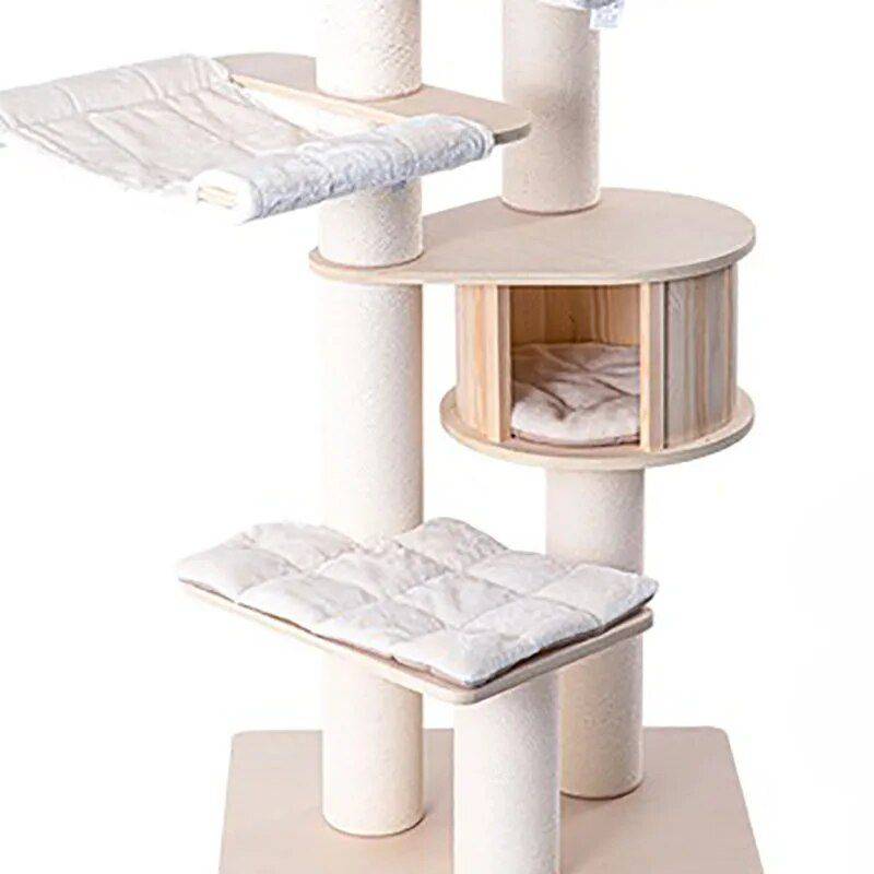 Wood Cat Climbing Frame Cat Towers Pet Supplies Wood Cat Climbing Frame Cat Towers Pet Supplies