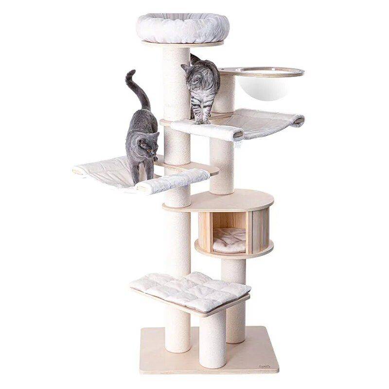 Wood Cat Climbing Frame Cat Towers Pet Supplies Wood Cat Climbing Frame Cat Towers Pet Supplies